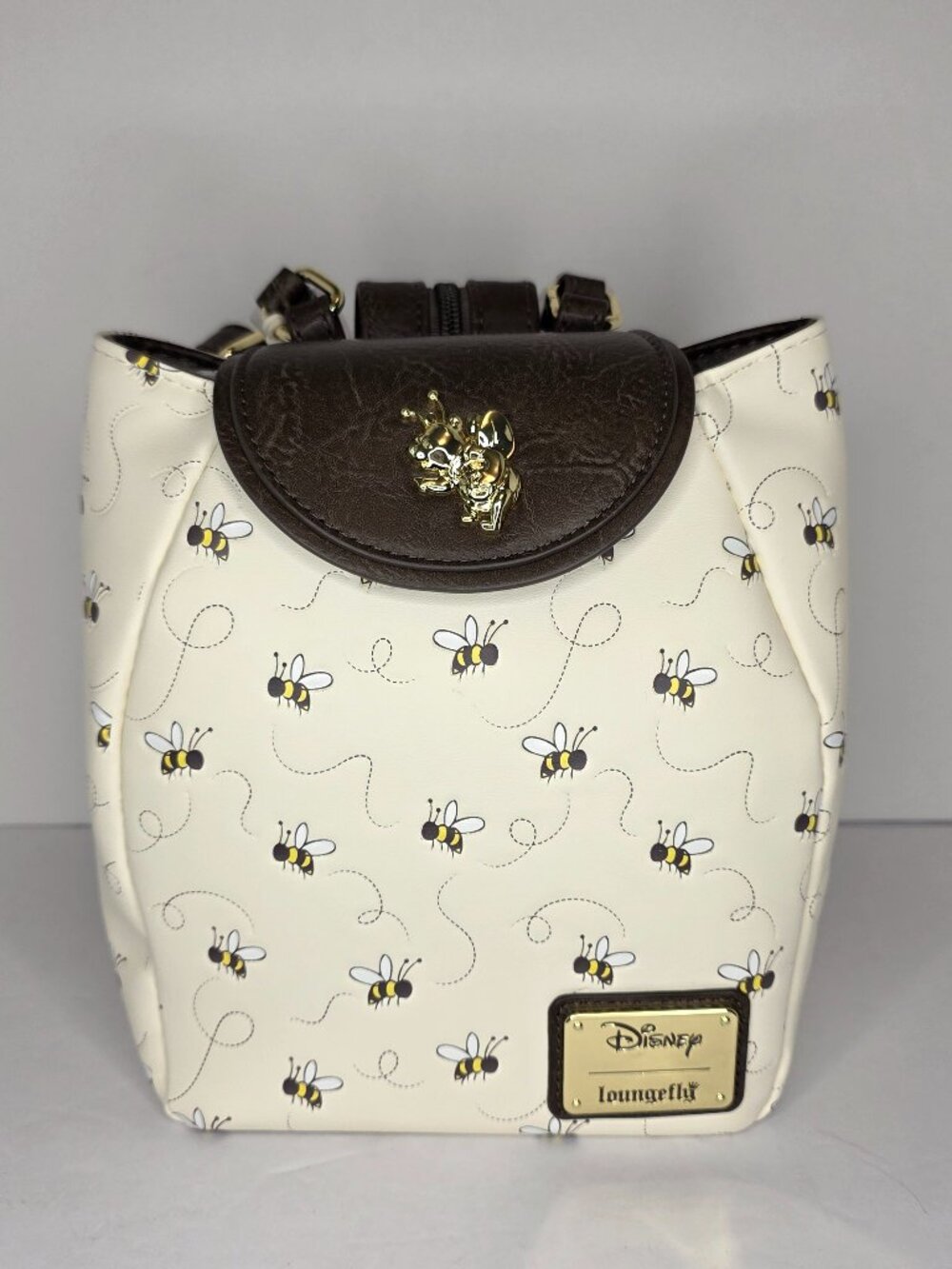 Loungefly Disney Winnie the Pooh All-Over Print Micro Mini Backpack NWT